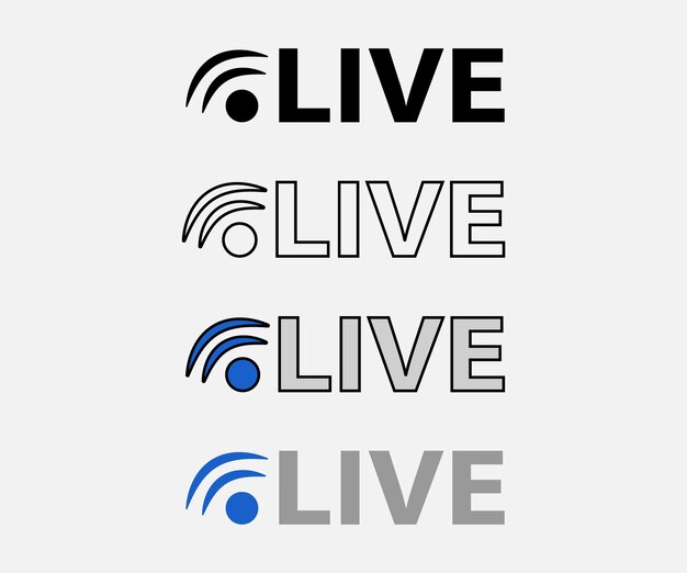 Live stream vector set broadcast