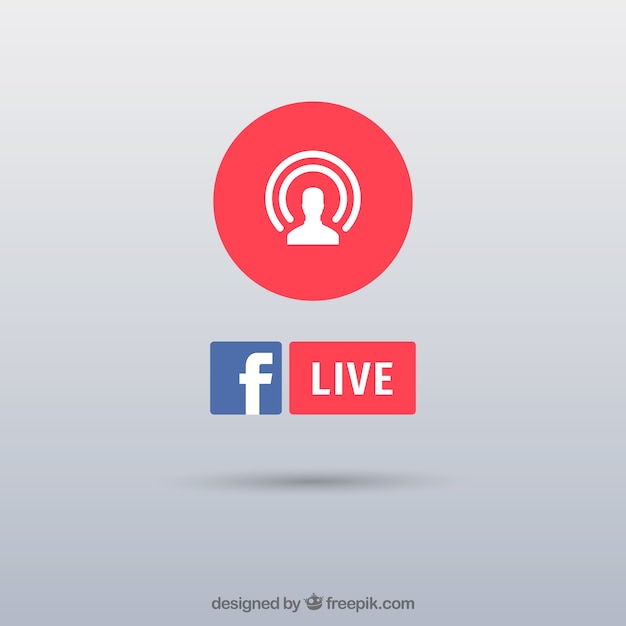 Vector live streaming background