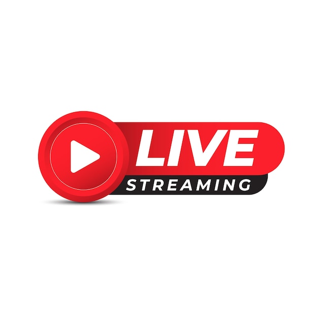 Live streaming banner design template