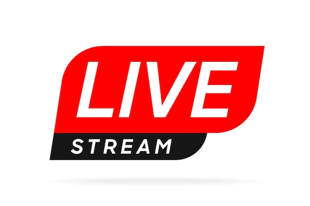 live streaming icon symbol live stream icon video broadcasting, tv, news, movie, show button sign