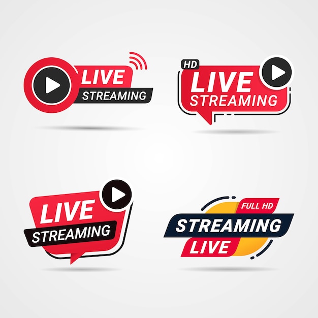Live streaming-knop