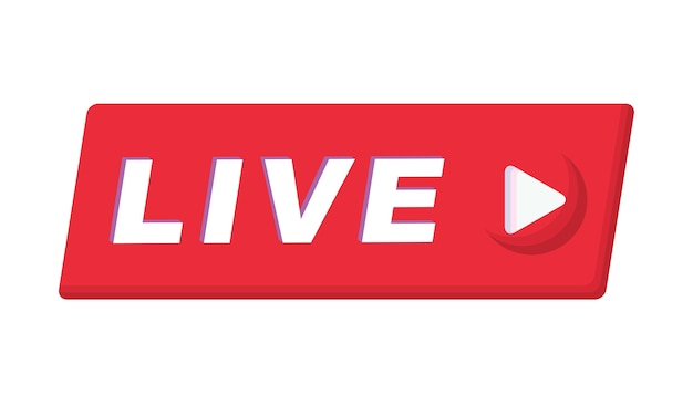 Pulsante di segno online in streaming live