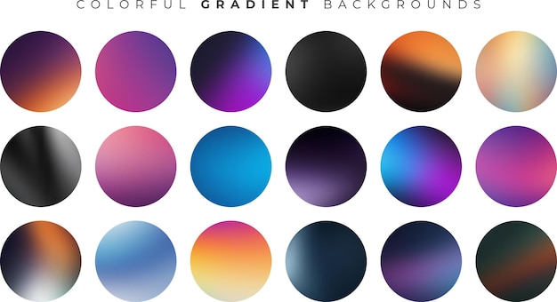 Lively Color Scheme Set for Modern UIs Vector EPS