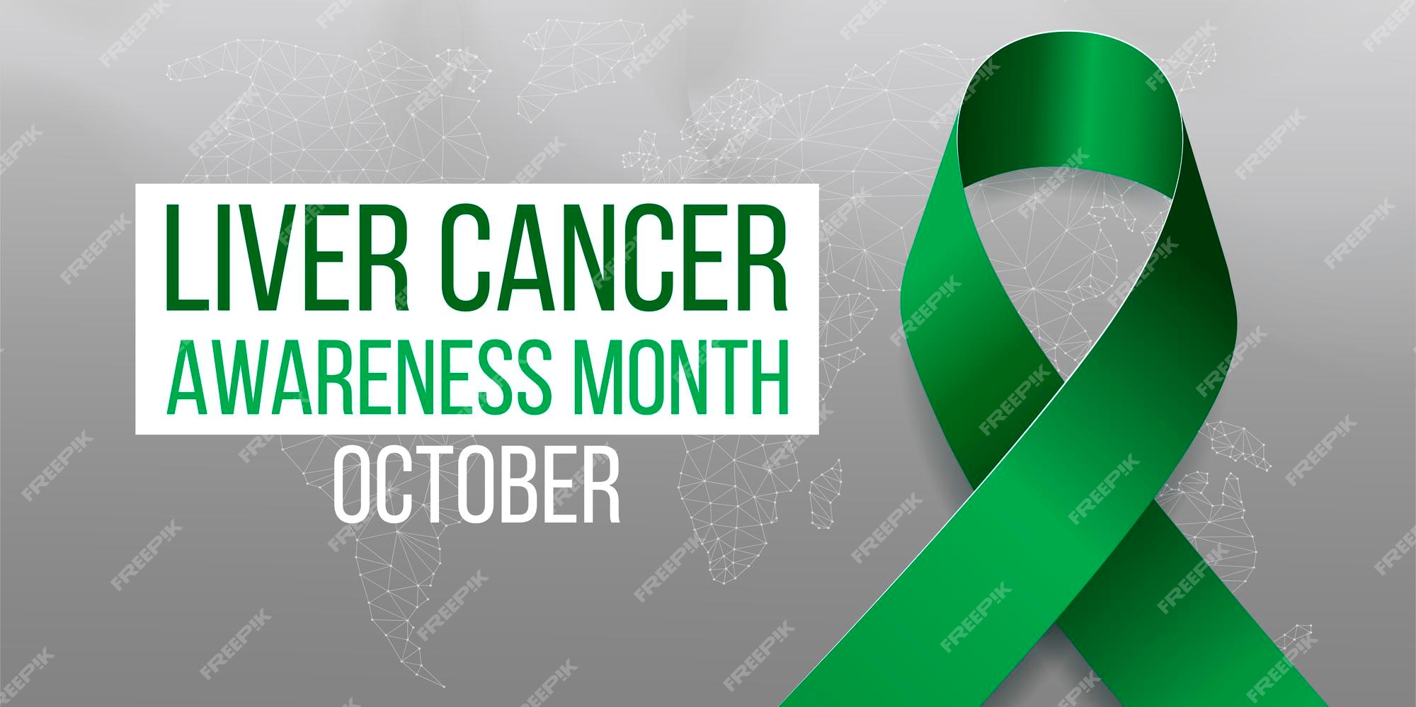 Glittering Emerald Green Cancer Ribbon (Liver)