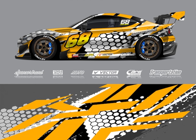 Livery design for race car