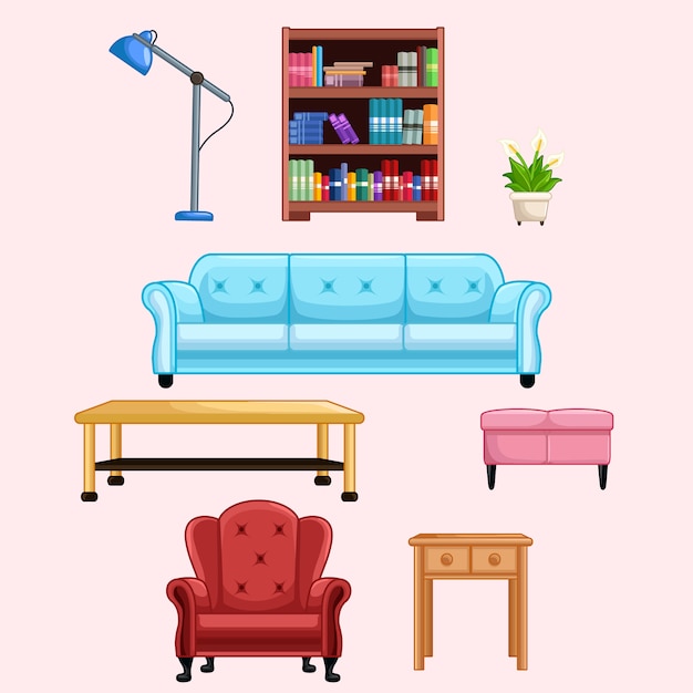 Living Room Furnitures Set