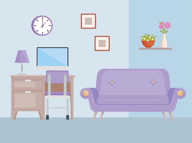 Livingroom furniture icons