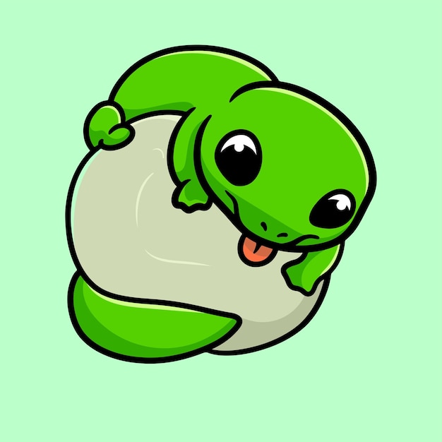 Reptile Clipart-gecko cartoon character