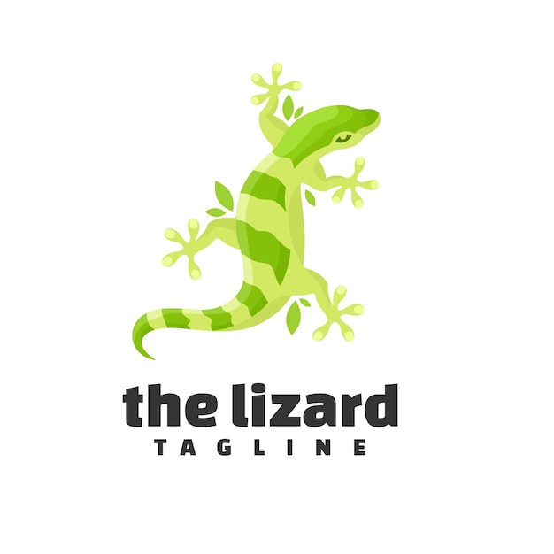 lizard mascot logo