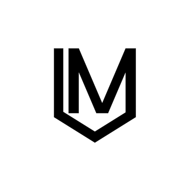 Vector lm initial letter logo icon design