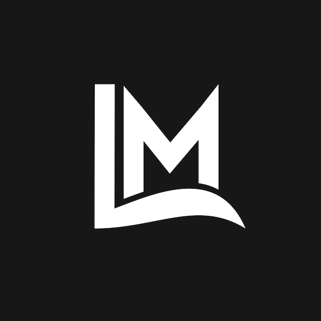 Lm initial Letter logo icon design