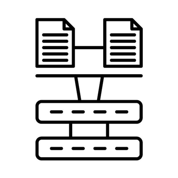 Load balancing Line Illustration