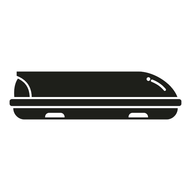 Vector load car box icon simple vector trunk cargo road cover