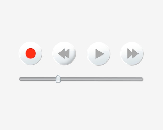 Vector loading bar and bottoms set design