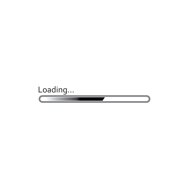 Vector loading or buffering icon logo template