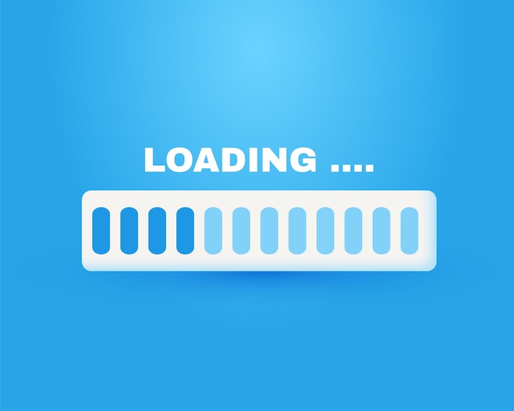 Vector loading icon 3d design vector illustration