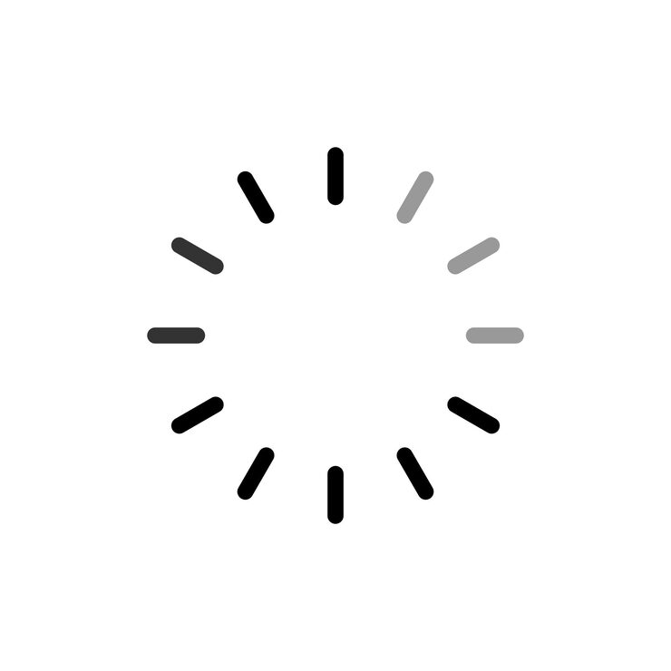 Vector loading icon set screen load progress wait circle vector symbol web buffer loader sign computer image loading icon in black filled and outlined style