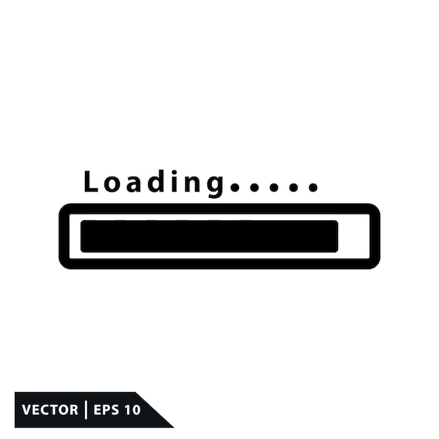 Vector loading icon sign vector logo template