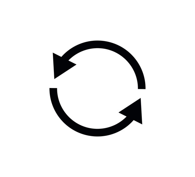 Loading icon vector illustration flat style