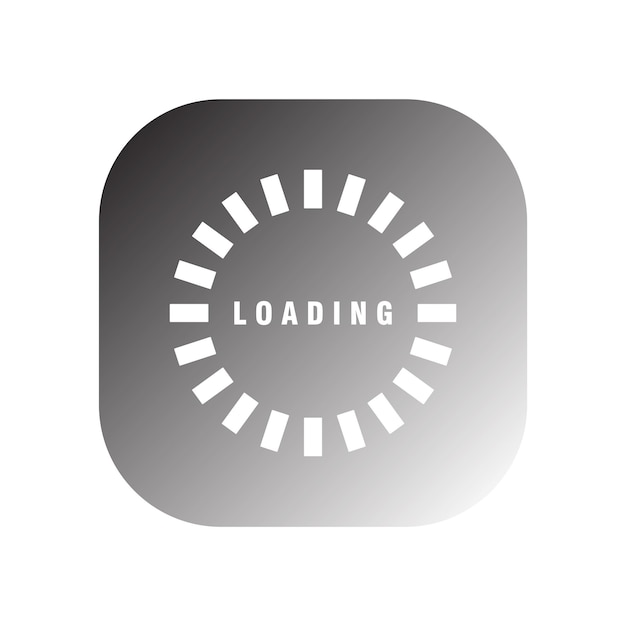 loading icon vector