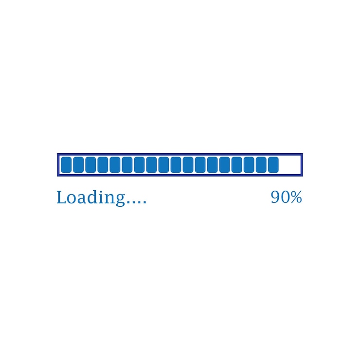Vector loading logo vector