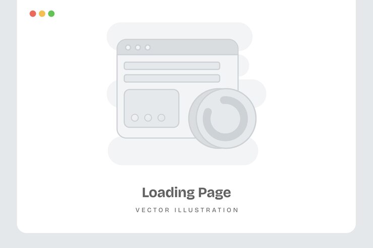 Vector loading page