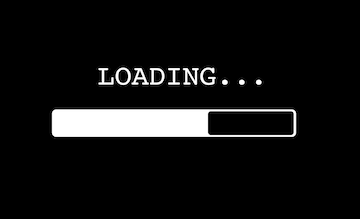 Premium Vector | Loading progress bar black scale