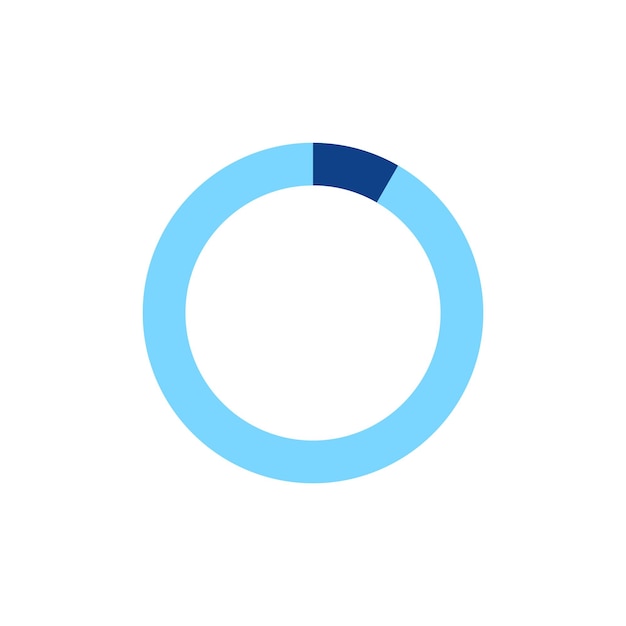 Loading Progress Bar Icon Vector Template