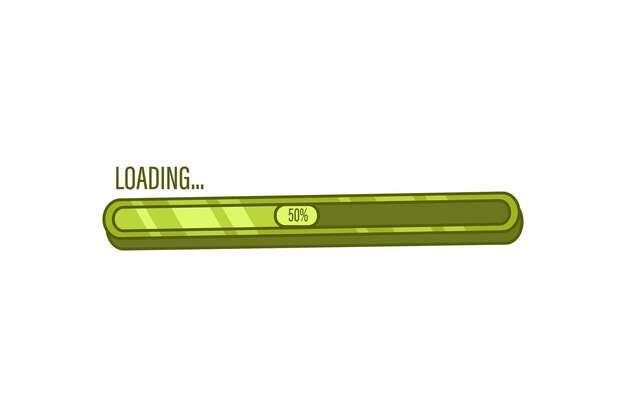 Loading Progress Bar Sticker Design