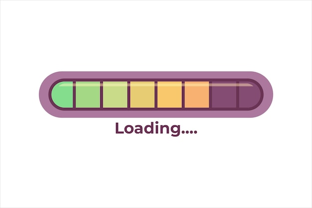 Loading Progress Bar Sticker Design