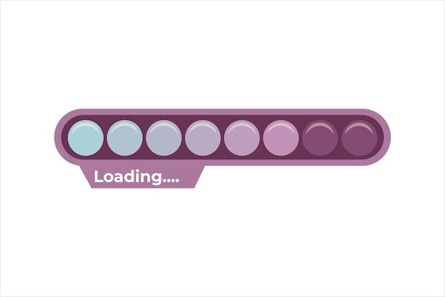 Loading Progress Bar Sticker Design