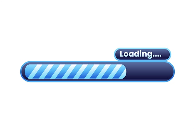 Loading Progress Bar Sticker Design