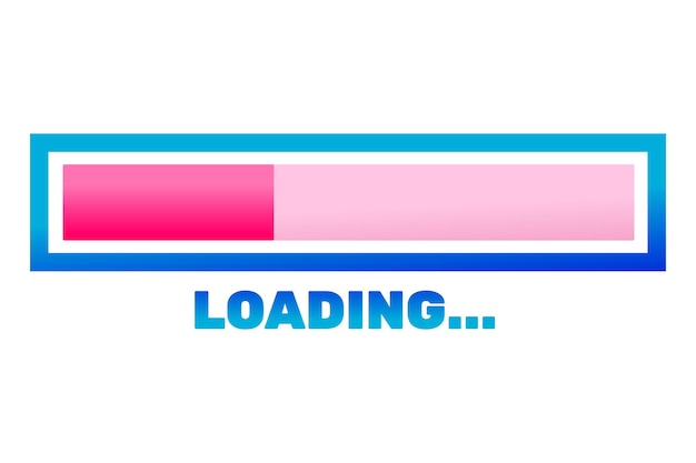 Loading Progress Bar Sticker Design