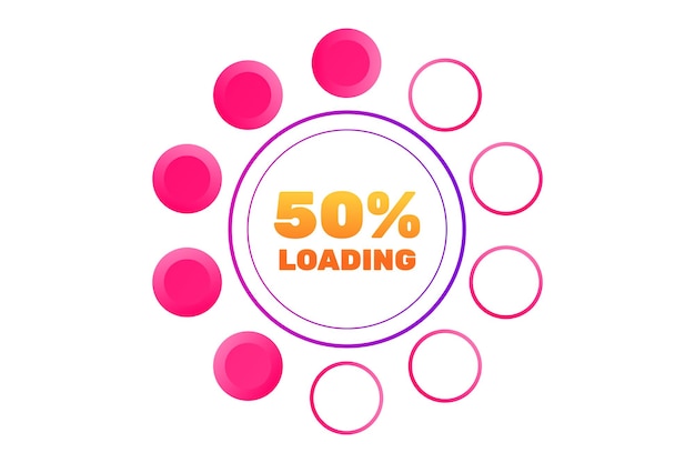 Loading Progress Bar Sticker Design