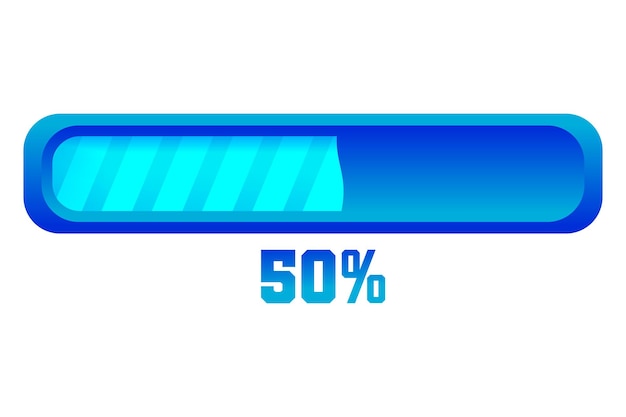 Loading Progress Bar Sticker Design