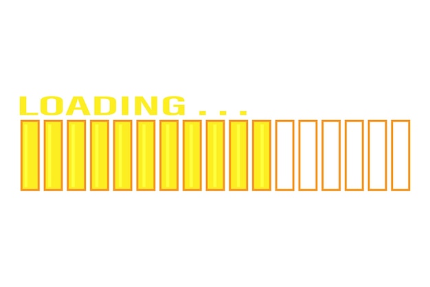 Loading Progress Bar Sticker Design