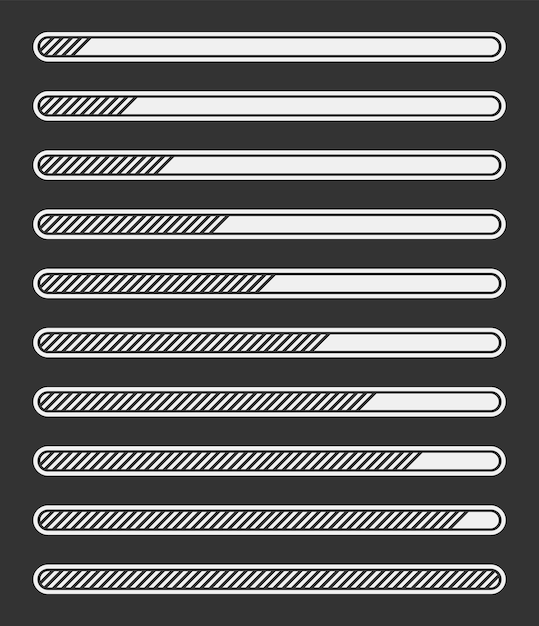 loading vector graphic resource design with simple and unique style