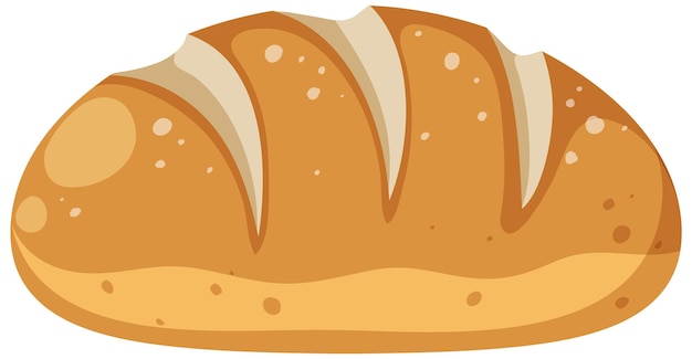 Vector loaf of bread isolated