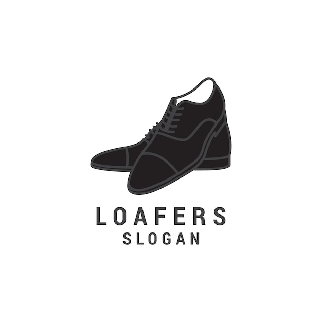 Loafers logo pictogram ontwerpsjabloon Elegante luxe premium vector