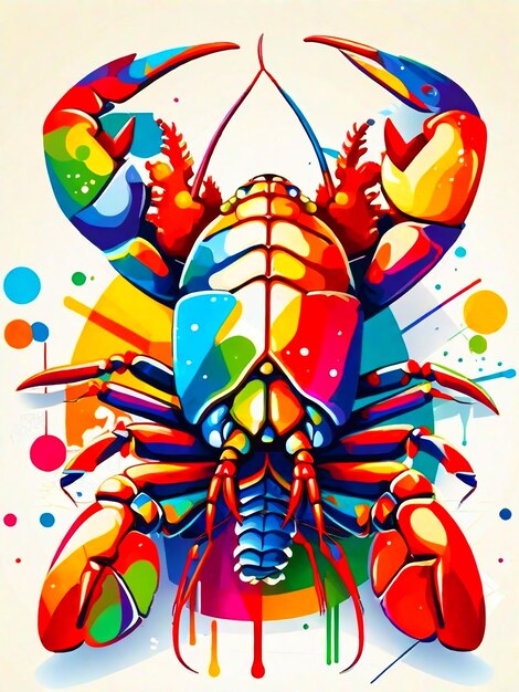 Vector lobster by feko