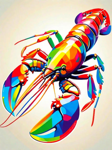 Vector lobster by feko