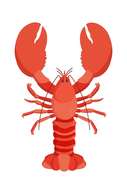 Lobster Seafood icon Vector illustration