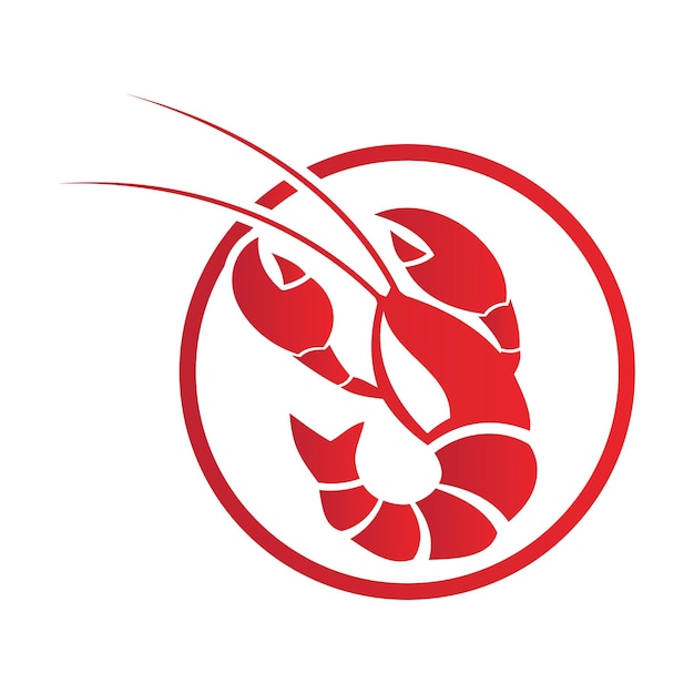 Иконка векторной иллюстрации омаров