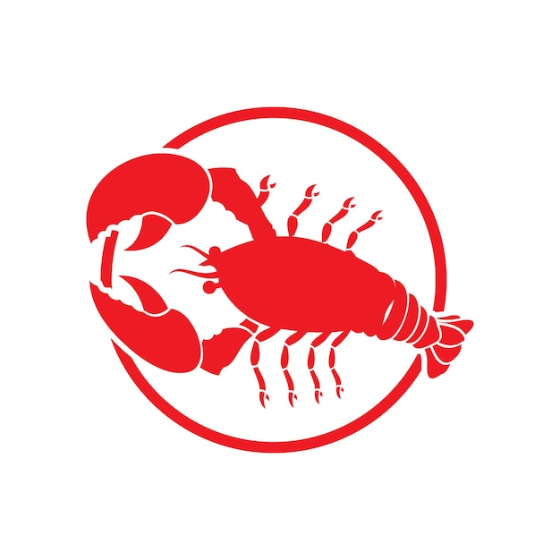 Lobster vector illustration design icon