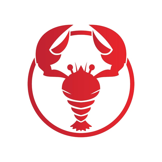 Lobster vector illustration design icon