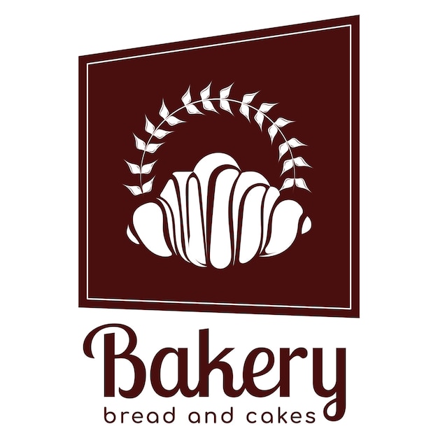 Vector local food logo bakery shop vector