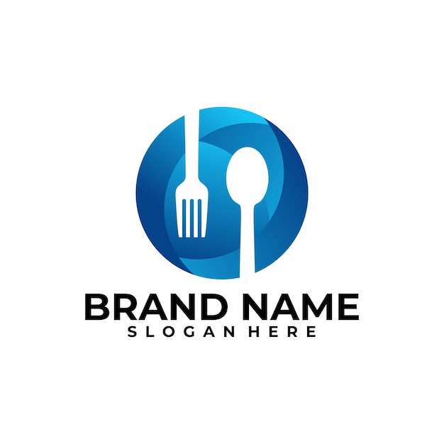 Шаблон векторного дизайна логотипа местной кухни