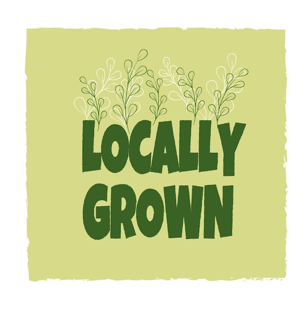 locally grown food emblem