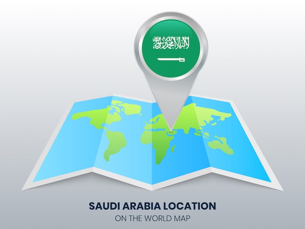 Locatie van Saoedi-Arabië op de wereldkaart