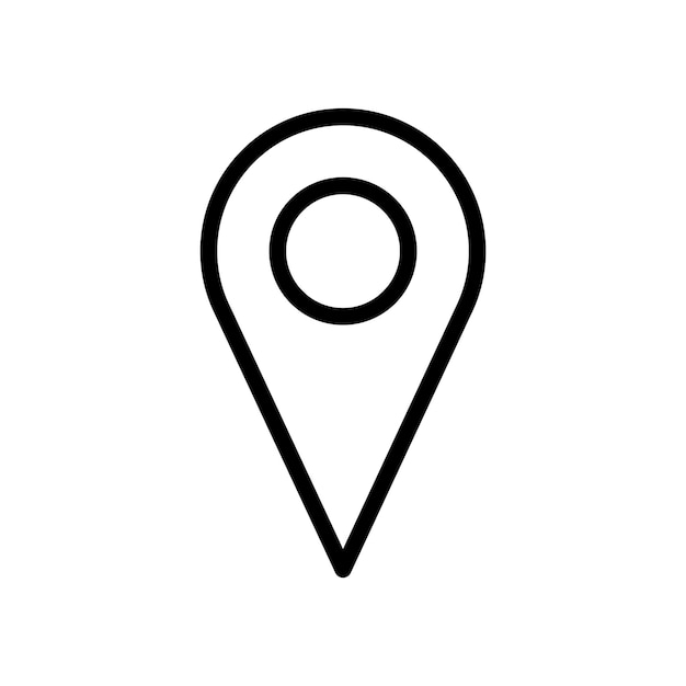 location icon design vector template simple and modern